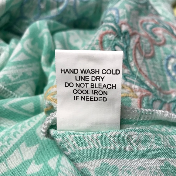 Green Dragon Beaded Surplice V-Neck Romper Size L - Picture 8 of 8